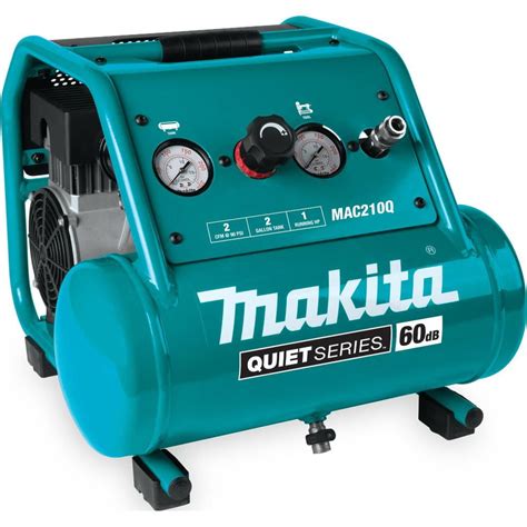 Makita Mac210q Quiet Series 1 Hp 2 Gallon Oil Free Electric Air