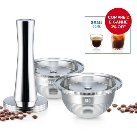 Capsula Para Cafeteira Expresso - Cápsula Nespresso Reutilizável De Aço Inoxidável Para Cafeteira ...