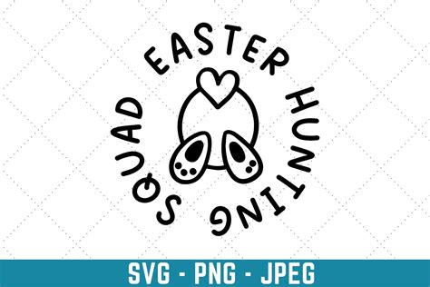 Easter Hunting Squad Bunny Happy Easter Graphic By Miraipa · Creative