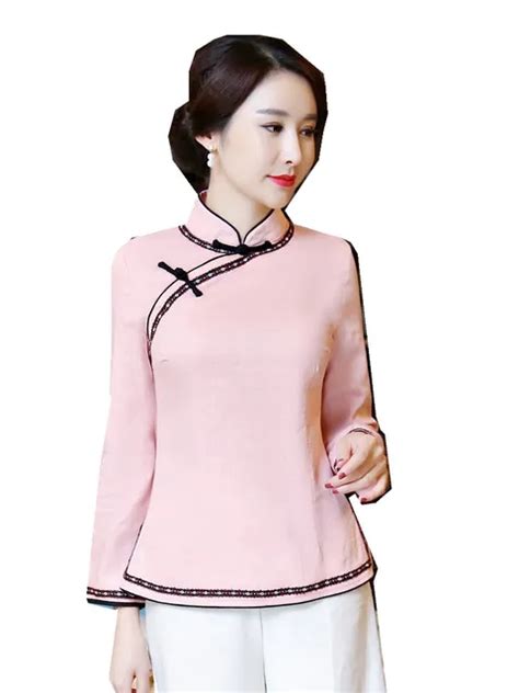 Buy Shanghai Story Long Sleeve Chinese Womens Shirt