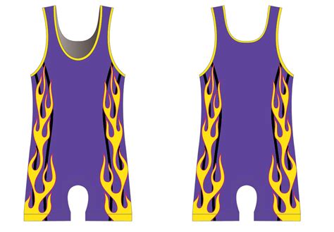 Wrestling Singlet Design Template