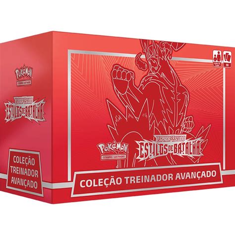 Box Elite Pokémon Espada e Escudo 5 Estilos de Batalha Coleção