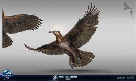 Jurassic World Alive Rinchenia Argentavis And Haast Eagles Caroline Gagné In 2022 Jurassic