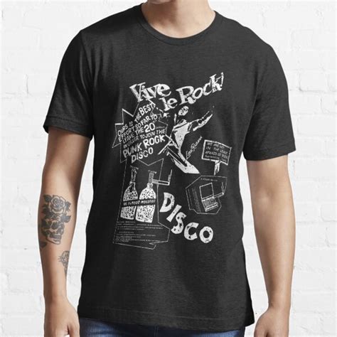 Vive Le Rock Sid Vicious Tshirt Authentic Sex Pistols T Shirt