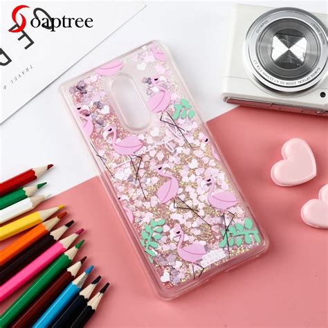 Glitter Liquid Silicone Cases For Xiaomi Remi Note X Prime Pro Case