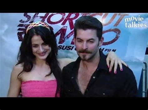 Ameesha Patel Neil Nitin Mukesh At Shortcut Romeo Promo Launch