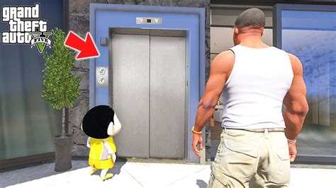 Shinchan And Franklin Found Secret Elevator Inside Franklin S House In