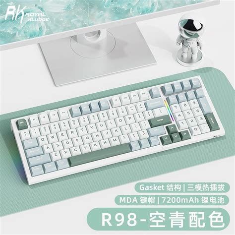 Rk R Key Rgb Backlit G Bt Usb C Hot Swappable Mechanical Keyboard Pre Lubed
