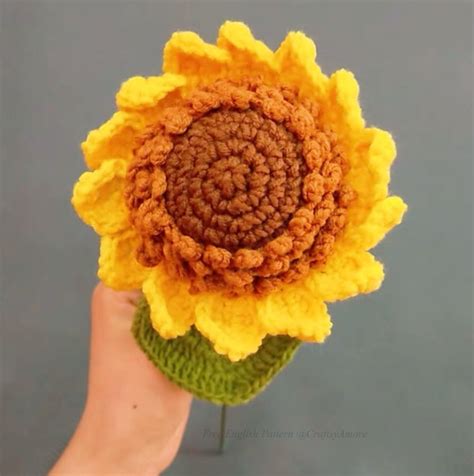 Sunflower Bouquet Free Crochet Pattern Step By Step Tutorial