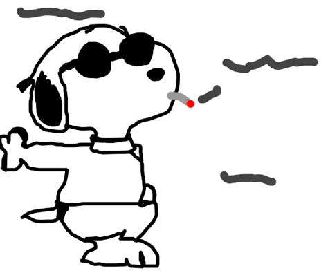 Snoop dogg smoking a blunt - Drawception