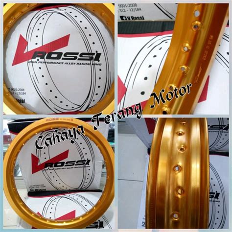 Jual Velg Jari Jari Rossi Wm Ring 17 250 Warna Gold Hitam Silver Tapak