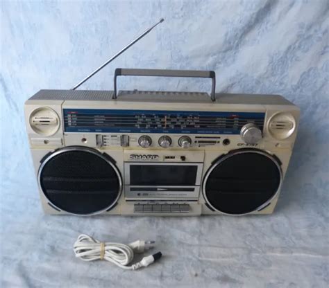 GHETTO BLASTER Boombox Stereo Radio Cassette Recorder SHARP GF