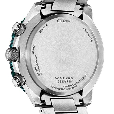 Citizen Promaster Sky CB5004 59W Green Eco Drive Radio Direct Flight