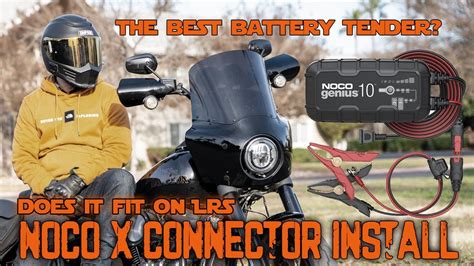 How To Install Noco Genius X Connector On Harley Davidson M Softail