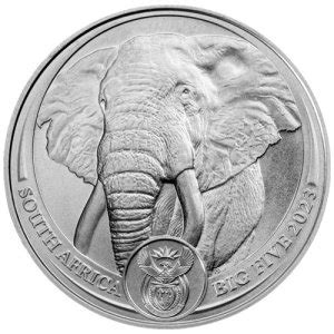 1 Unze Platin The Big Five Elefant 2023