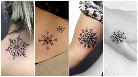 Simple Cute SNOWFLAKE Tattoo Design Ideas For Girls 2023 Women S