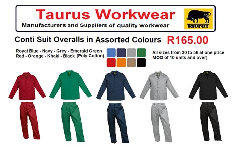 Flame Acid Proof Overalls Sabs Approved Taurus Workwear