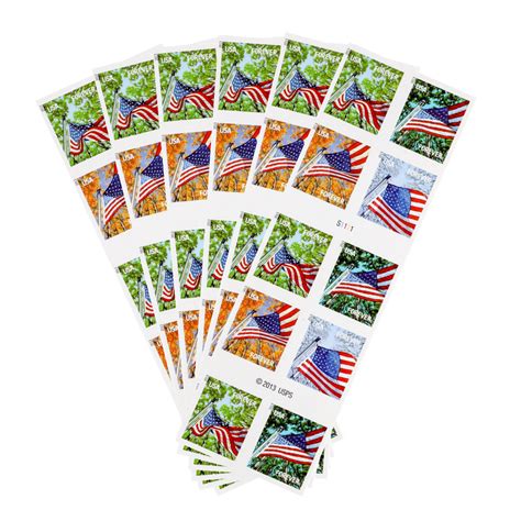 2013 Us First Class Forever Stamp A Flag For All Seasons Summer Us