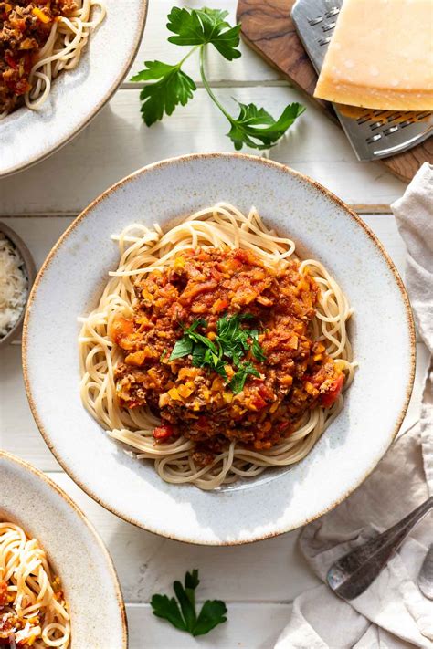 Vegetable Bolognese Sauce Recipe Elle Republic