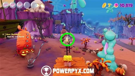 SpongeBob SquarePants The Cosmic Shake Bikini Bottom Collectible Locations