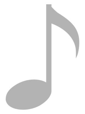 White Music Notes PNGs for Free Download