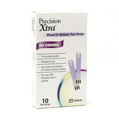 Precision Xtra Blood Ketone Test Strips 10ct – DiabeticTestStrips.org