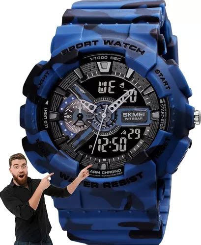 Reloj Skmei Shock Moda Deportivo Acu Tico Original Caja Cuotas