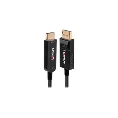 LINDY câble 10m Micro HDMI 4K60 Hybride Fibre Optique