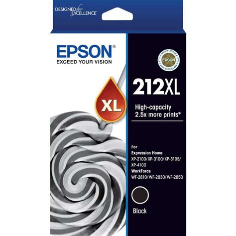 Epson Xl Black Ink Cartridge Inkwell Cartridges Toner