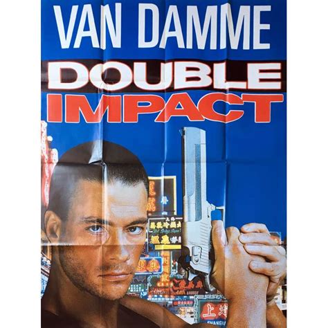 DOUBLE IMPACT Movie Poster 47x63 in.