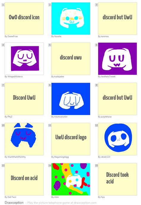 OwO discord icon - Drawception