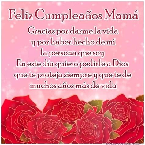 Imágenes De Feliz Cumpleaños Mamá Con Frases Bonitas Imágenes Y