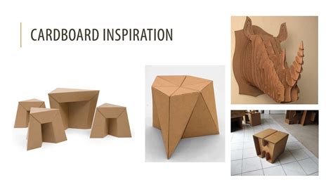 Cardboard Stool On Behance