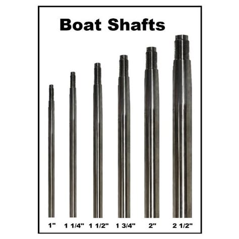 boat shafts stainless steel aqua net  material alario bros