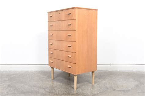 Oak Chest Of Six Drawers Chase And Sorensen