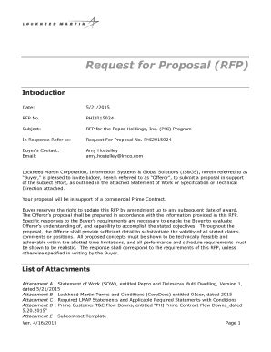 Fillable Online Rfp For The Pepco Holdings Inc Fax Email Print Pdffiller