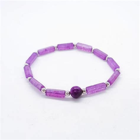 Cheap Amethyst Body Purify Slimming Bracelet Natural Amethyst Bead