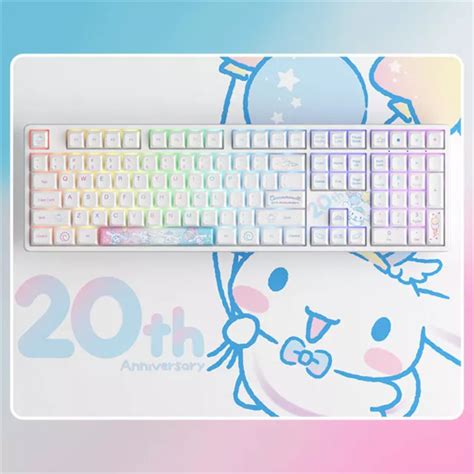 AKKO CINNAMOROLL 5108B RGB Wireless Bluetooth Hot Swapable Mechanische Tastatur EUR 203 41