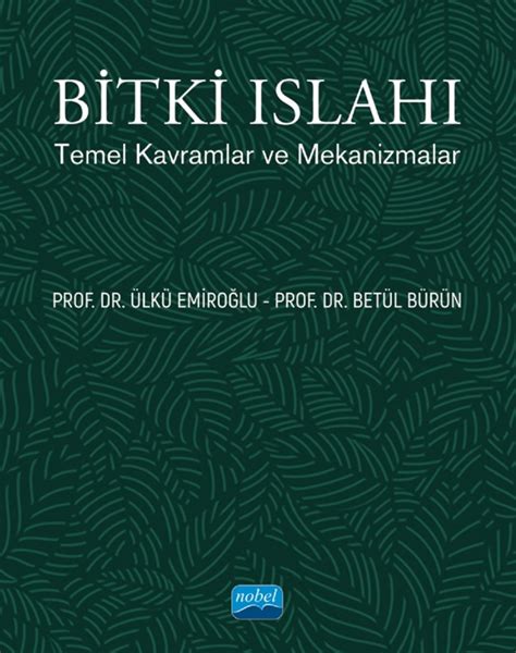 Bitki Islahı Temel Kavramlar ve Mekanizmalar Palme Kitabevi