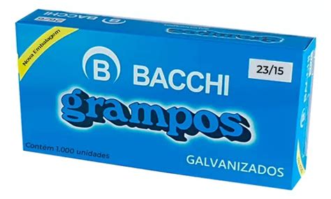 Grampo Para Grampeador Fl Galvanizado Bacchi Un Mercadolivre