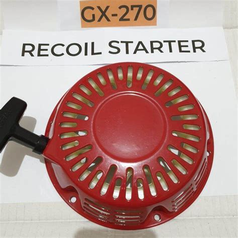 Tarikan Engkol Recoil Starter Kap Mesin Engine Gx270 Lazada Indonesia