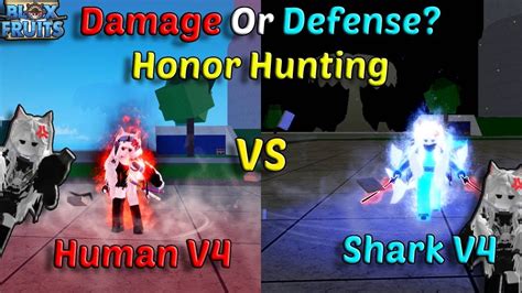 Human V4 Vs Shark V4 Portal Combo God Human CDK Blox Fruits