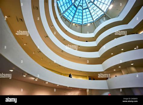 New York Manhattan United States Solomon R Guggenheim Museum Stock