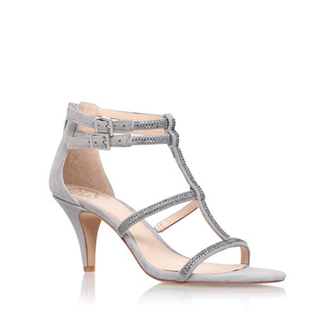 Vince Camuto Malla High Heel Sandals In Gray Lyst