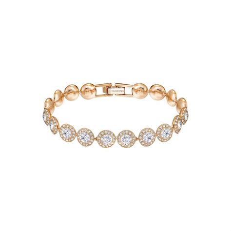 Achat Bracelet Jonc Swarovski Ginger En Cristaux Swarovski Et Métal