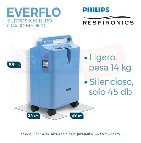 Concentrador De Oxígeno 5 Litros Everflo Philips Respironics ONLINEORTO