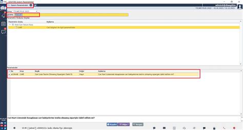 Cari Kart Listesi Ekran Na Yeni Alan Eklendi D A Akademi