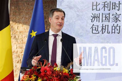 Belgian Prime Minister Alexander De Croo Delivers A Speech At The