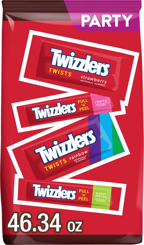 Twizzlers Pull N Peel Cherry Flavored Licorice Style Low