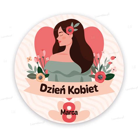 Naklejki Dzień Kobiet 8 marca Kobieta Learnhow pl